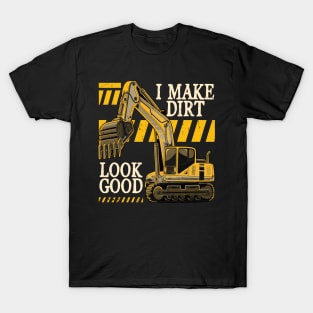 Dirt Diggers Unique Tee Celebrating the Art of Excavation Work T-Shirt